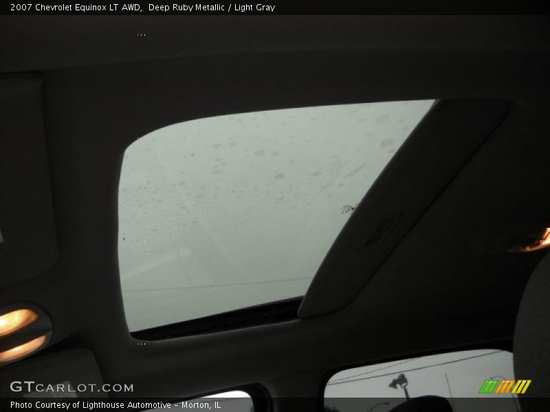 Deep Ruby Metallic / Light Gray 2007 Chevrolet Equinox LT AWD