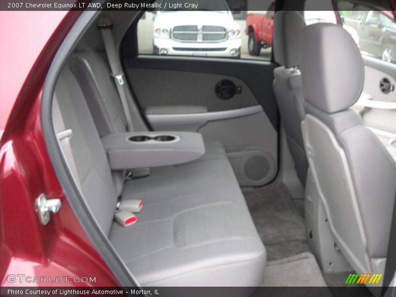 Deep Ruby Metallic / Light Gray 2007 Chevrolet Equinox LT AWD