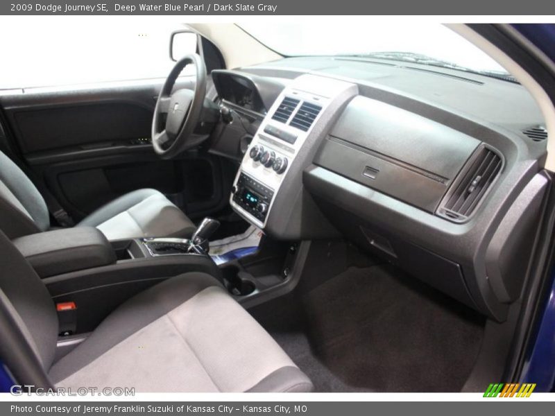 Deep Water Blue Pearl / Dark Slate Gray 2009 Dodge Journey SE