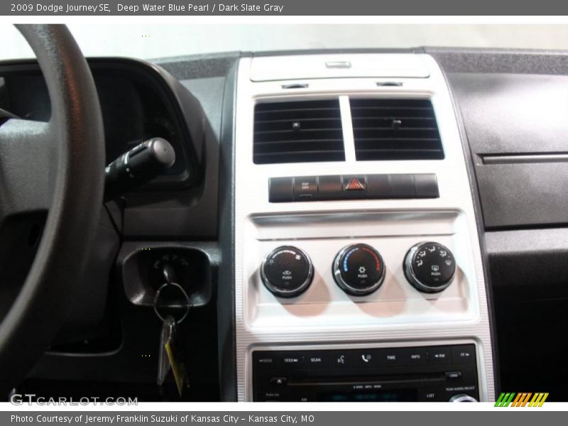 Deep Water Blue Pearl / Dark Slate Gray 2009 Dodge Journey SE