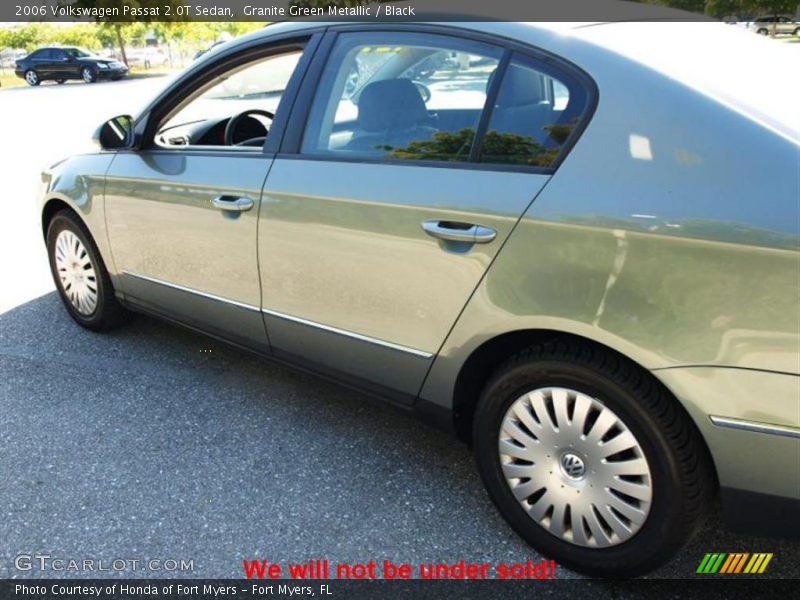 Granite Green Metallic / Black 2006 Volkswagen Passat 2.0T Sedan