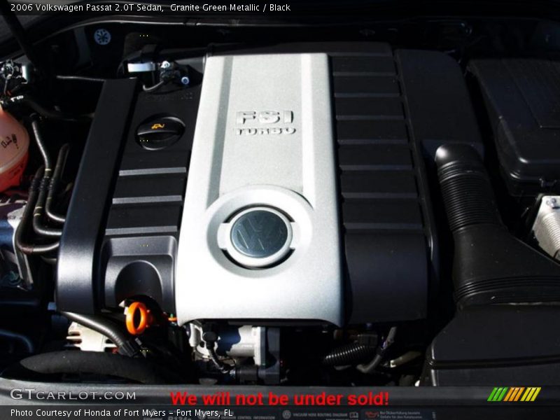 Granite Green Metallic / Black 2006 Volkswagen Passat 2.0T Sedan
