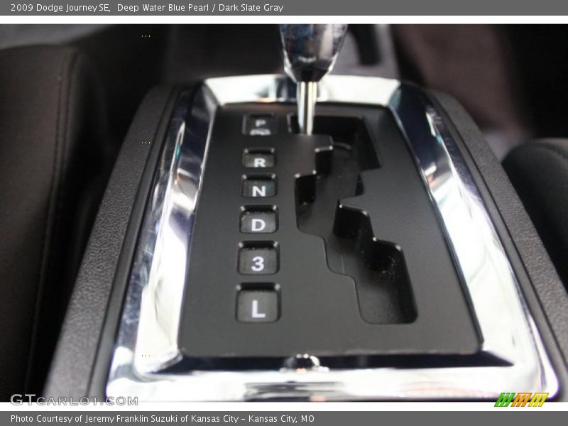 Deep Water Blue Pearl / Dark Slate Gray 2009 Dodge Journey SE