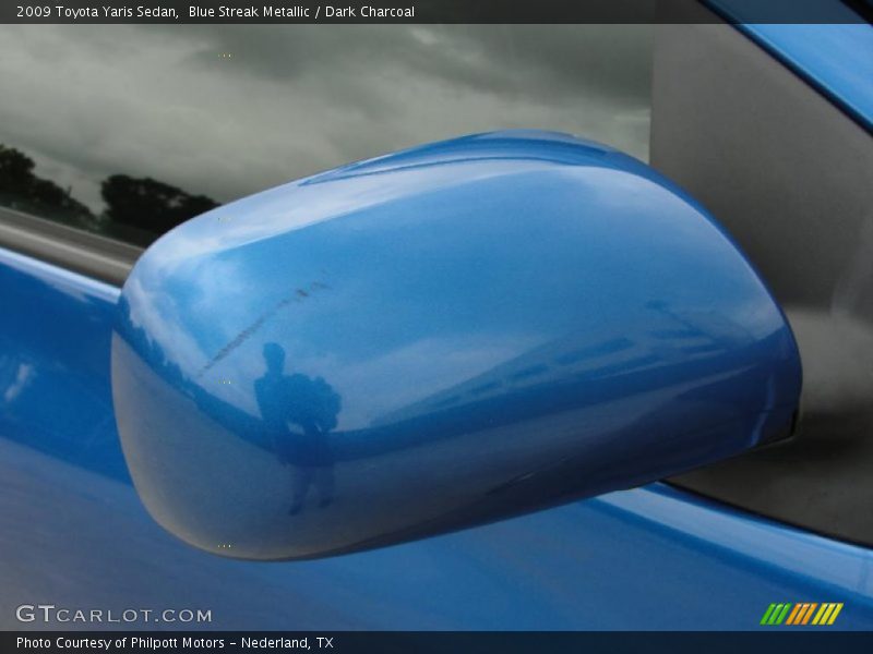 Blue Streak Metallic / Dark Charcoal 2009 Toyota Yaris Sedan