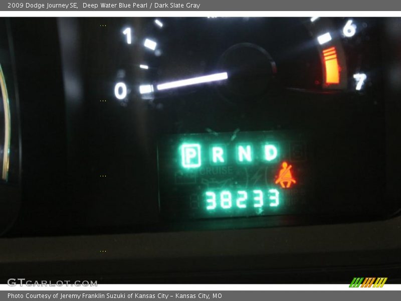 Deep Water Blue Pearl / Dark Slate Gray 2009 Dodge Journey SE