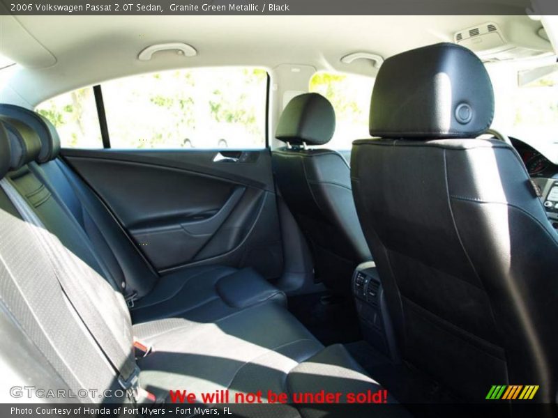 Granite Green Metallic / Black 2006 Volkswagen Passat 2.0T Sedan