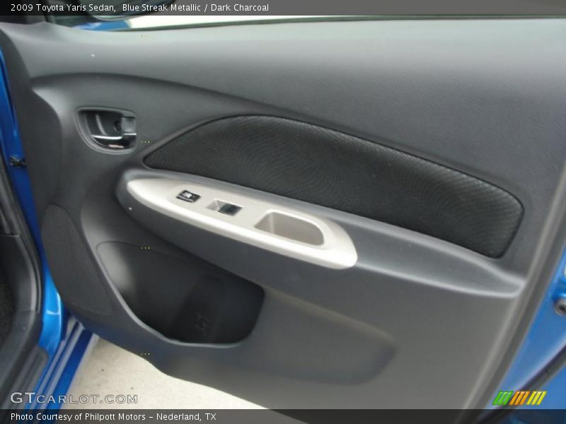 Blue Streak Metallic / Dark Charcoal 2009 Toyota Yaris Sedan