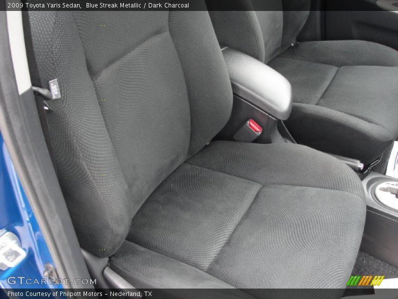 Blue Streak Metallic / Dark Charcoal 2009 Toyota Yaris Sedan