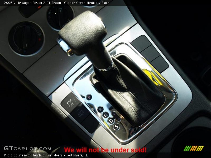 Granite Green Metallic / Black 2006 Volkswagen Passat 2.0T Sedan