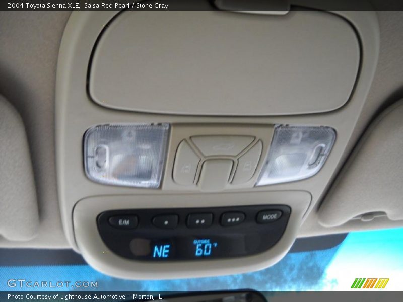 Salsa Red Pearl / Stone Gray 2004 Toyota Sienna XLE