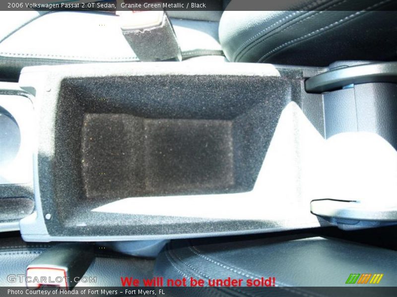 Granite Green Metallic / Black 2006 Volkswagen Passat 2.0T Sedan