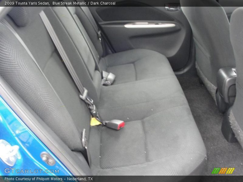 Blue Streak Metallic / Dark Charcoal 2009 Toyota Yaris Sedan