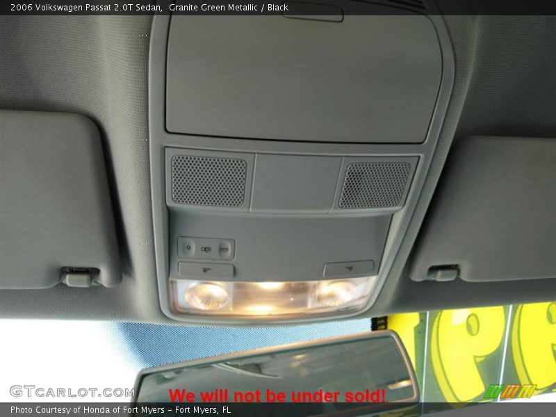 Granite Green Metallic / Black 2006 Volkswagen Passat 2.0T Sedan