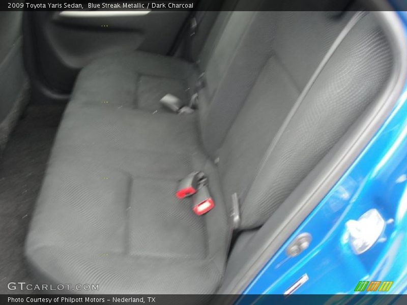 Blue Streak Metallic / Dark Charcoal 2009 Toyota Yaris Sedan