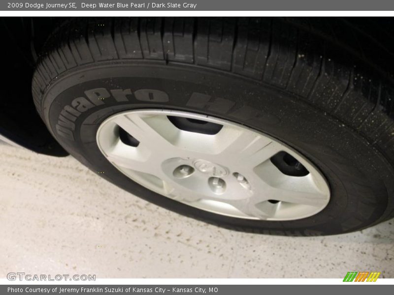 Deep Water Blue Pearl / Dark Slate Gray 2009 Dodge Journey SE