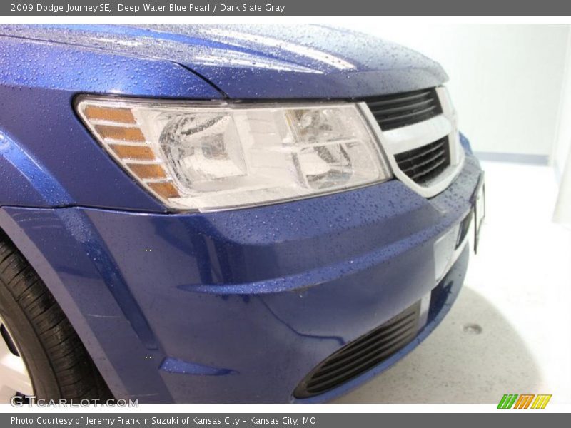 Deep Water Blue Pearl / Dark Slate Gray 2009 Dodge Journey SE