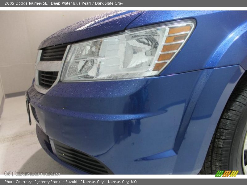 Deep Water Blue Pearl / Dark Slate Gray 2009 Dodge Journey SE