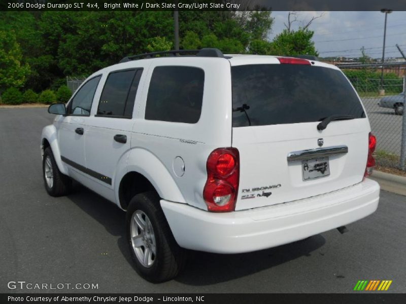 Bright White / Dark Slate Gray/Light Slate Gray 2006 Dodge Durango SLT 4x4