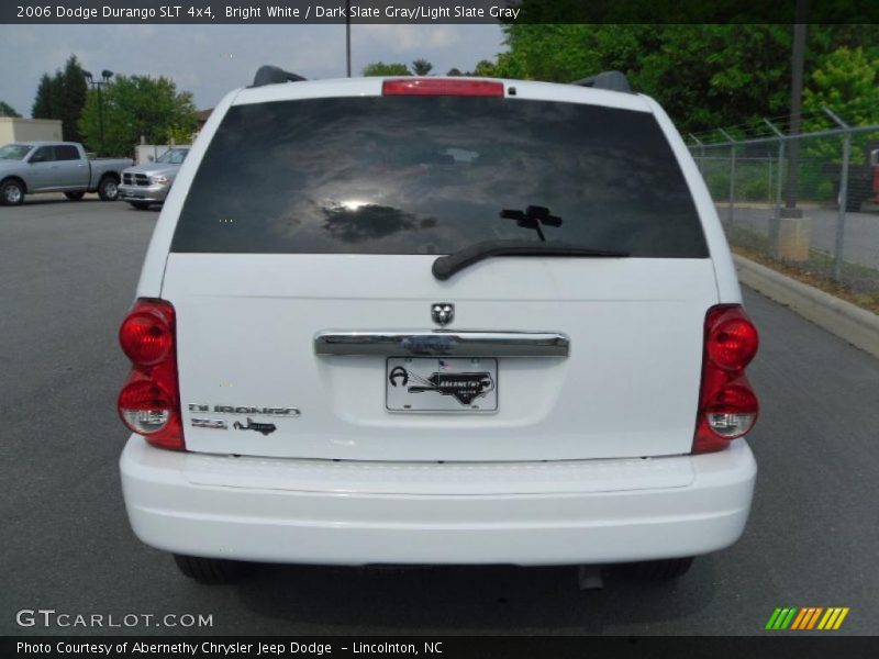 Bright White / Dark Slate Gray/Light Slate Gray 2006 Dodge Durango SLT 4x4