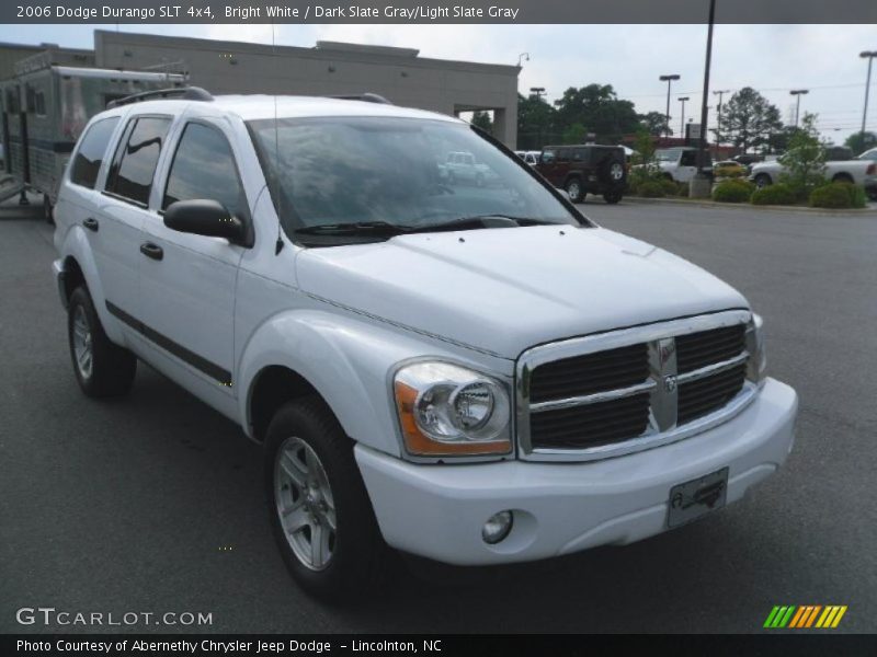 Bright White / Dark Slate Gray/Light Slate Gray 2006 Dodge Durango SLT 4x4