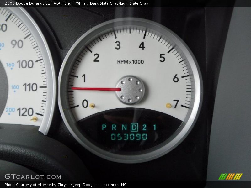Bright White / Dark Slate Gray/Light Slate Gray 2006 Dodge Durango SLT 4x4