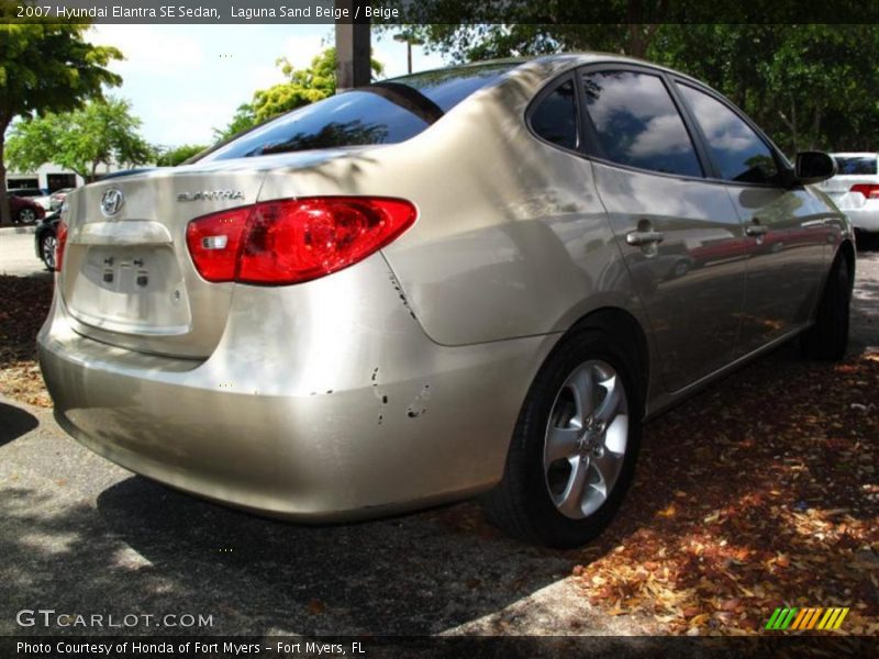 Laguna Sand Beige / Beige 2007 Hyundai Elantra SE Sedan