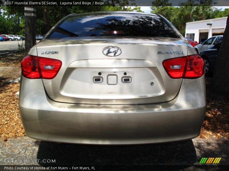 Laguna Sand Beige / Beige 2007 Hyundai Elantra SE Sedan