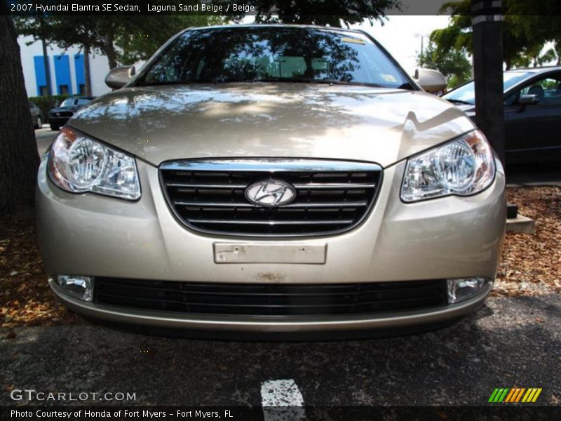 Laguna Sand Beige / Beige 2007 Hyundai Elantra SE Sedan