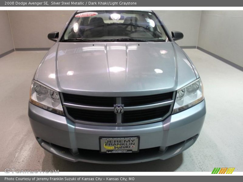 Silver Steel Metallic / Dark Khaki/Light Graystone 2008 Dodge Avenger SE