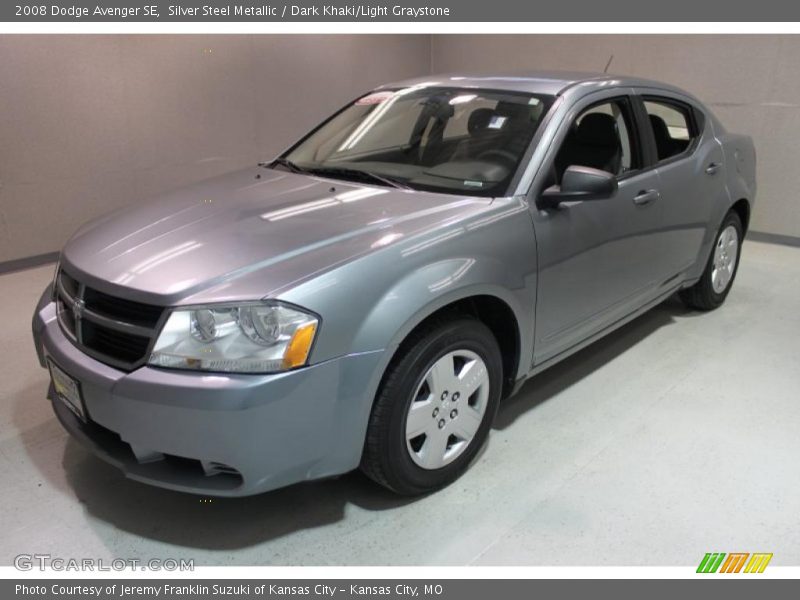 Silver Steel Metallic / Dark Khaki/Light Graystone 2008 Dodge Avenger SE