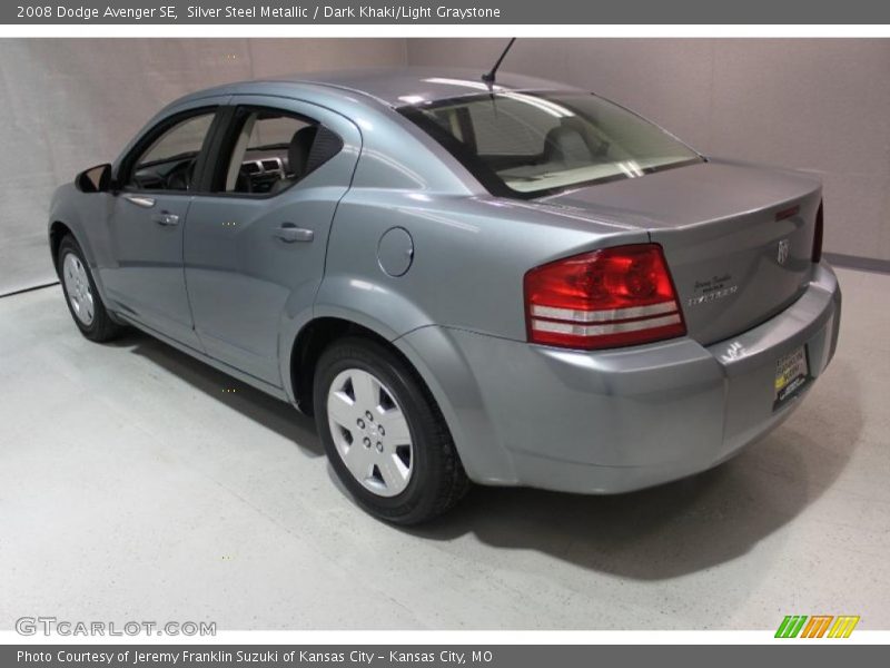 Silver Steel Metallic / Dark Khaki/Light Graystone 2008 Dodge Avenger SE