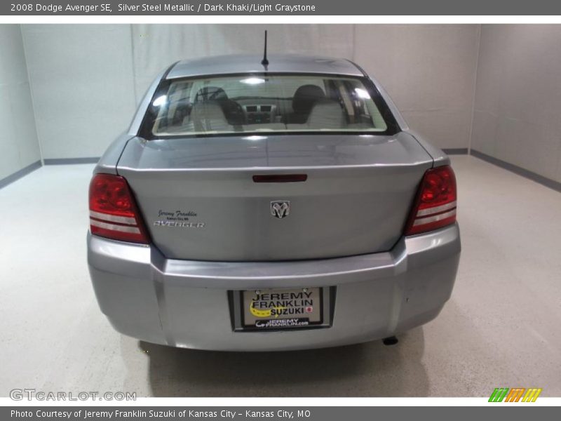 Silver Steel Metallic / Dark Khaki/Light Graystone 2008 Dodge Avenger SE