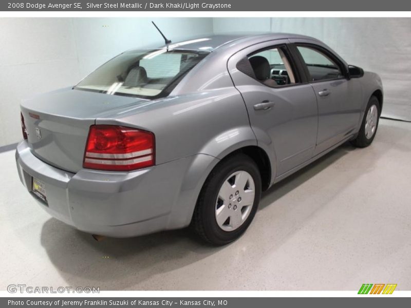 Silver Steel Metallic / Dark Khaki/Light Graystone 2008 Dodge Avenger SE