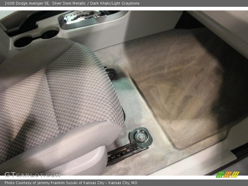 Silver Steel Metallic / Dark Khaki/Light Graystone 2008 Dodge Avenger SE