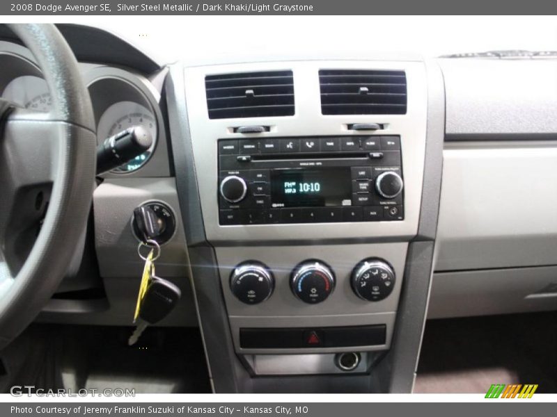 Silver Steel Metallic / Dark Khaki/Light Graystone 2008 Dodge Avenger SE
