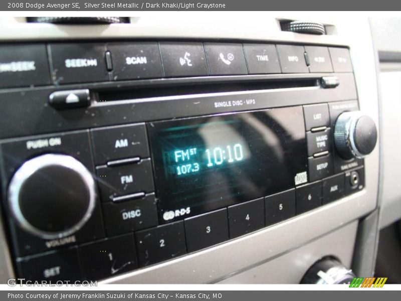 Silver Steel Metallic / Dark Khaki/Light Graystone 2008 Dodge Avenger SE