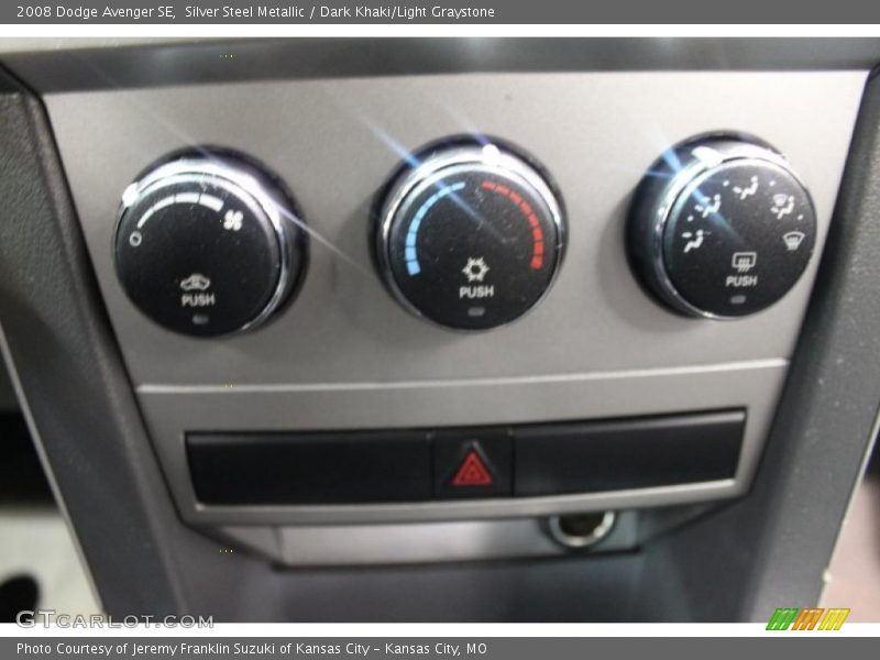 Silver Steel Metallic / Dark Khaki/Light Graystone 2008 Dodge Avenger SE