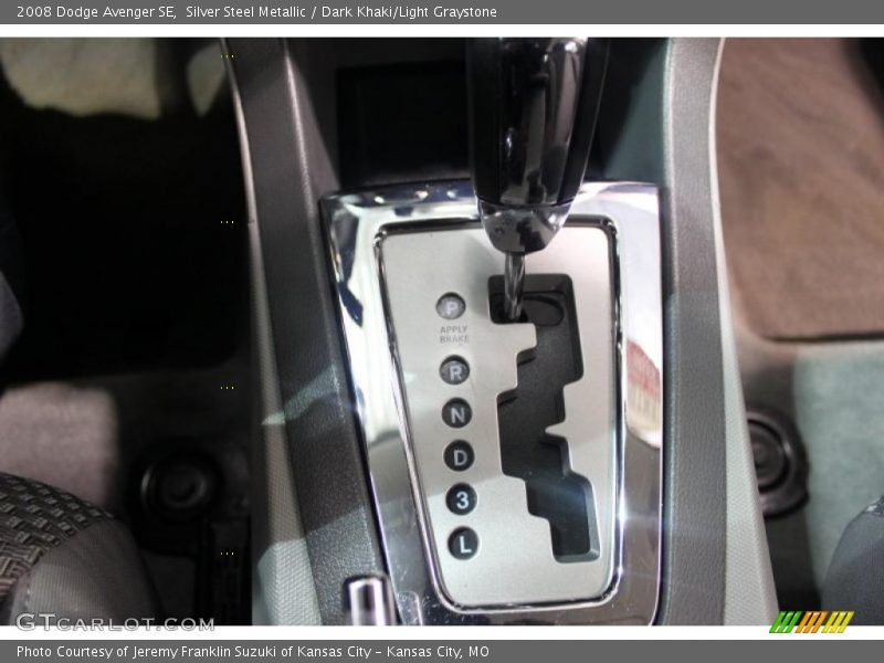 Silver Steel Metallic / Dark Khaki/Light Graystone 2008 Dodge Avenger SE