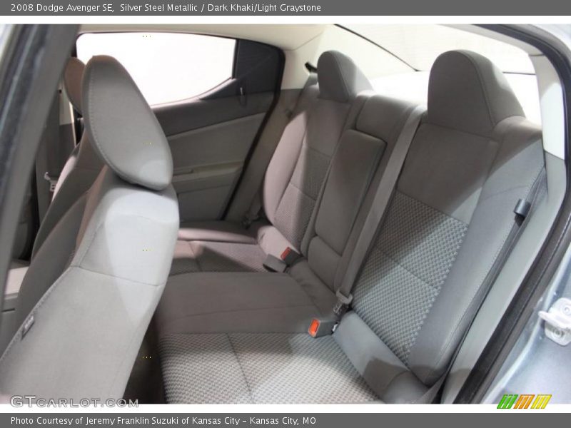 Silver Steel Metallic / Dark Khaki/Light Graystone 2008 Dodge Avenger SE