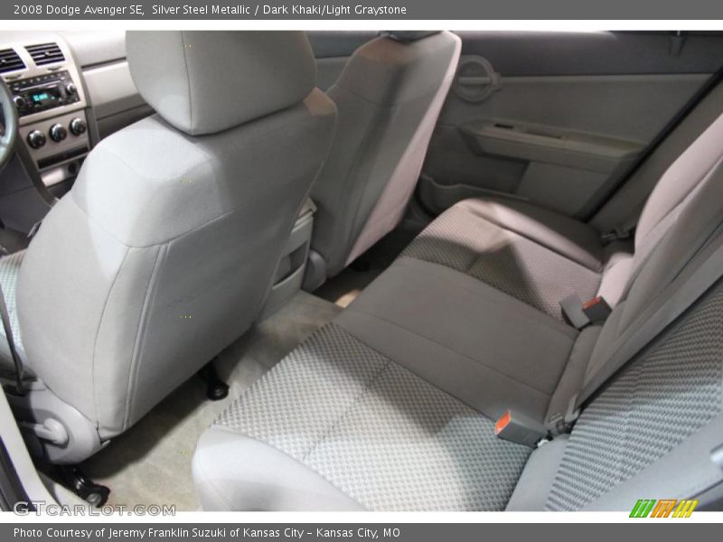 Silver Steel Metallic / Dark Khaki/Light Graystone 2008 Dodge Avenger SE