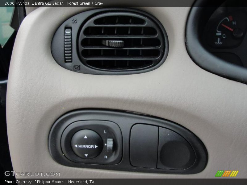 Forest Green / Gray 2000 Hyundai Elantra GLS Sedan