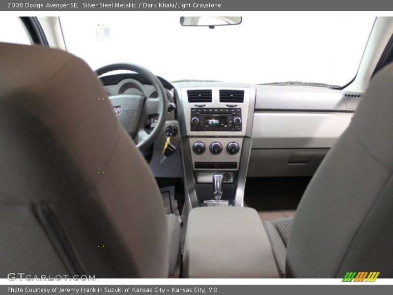 Silver Steel Metallic / Dark Khaki/Light Graystone 2008 Dodge Avenger SE