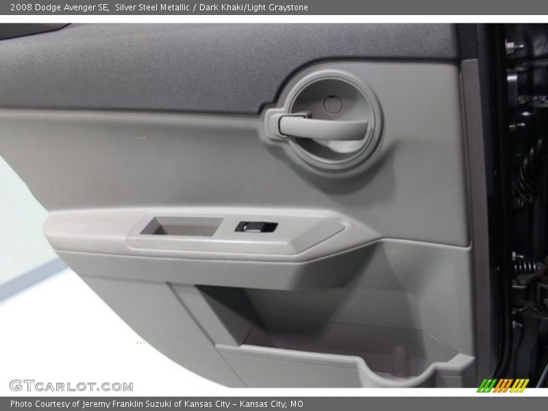 Silver Steel Metallic / Dark Khaki/Light Graystone 2008 Dodge Avenger SE