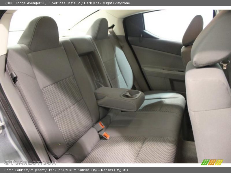 Silver Steel Metallic / Dark Khaki/Light Graystone 2008 Dodge Avenger SE