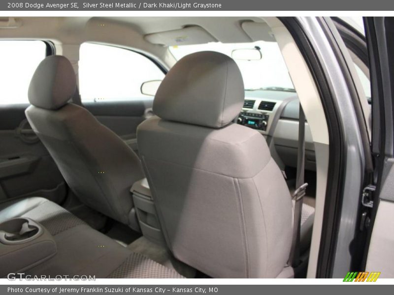 Silver Steel Metallic / Dark Khaki/Light Graystone 2008 Dodge Avenger SE