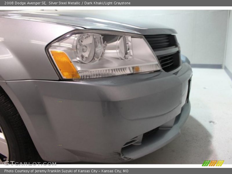 Silver Steel Metallic / Dark Khaki/Light Graystone 2008 Dodge Avenger SE