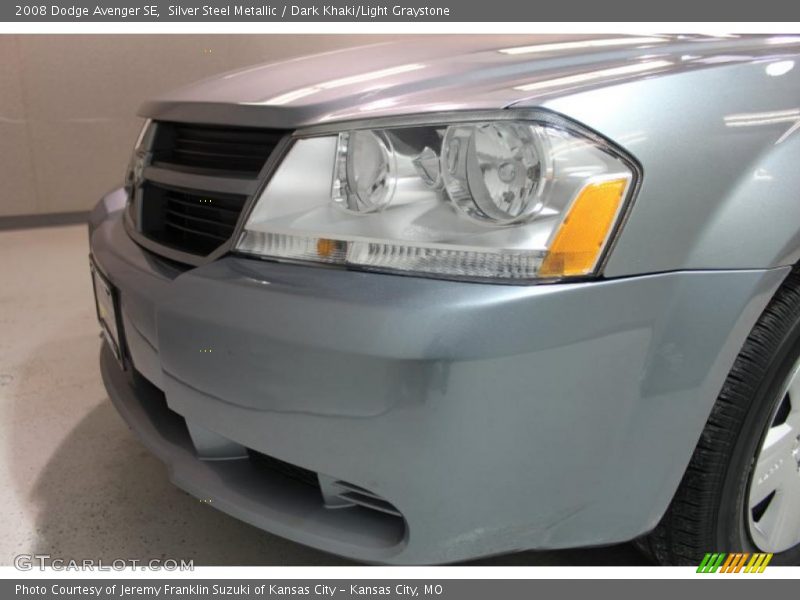Silver Steel Metallic / Dark Khaki/Light Graystone 2008 Dodge Avenger SE