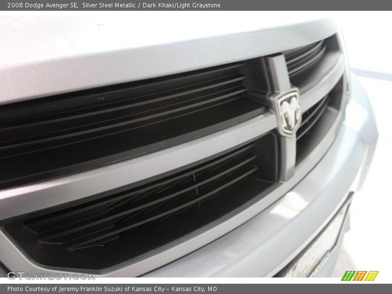 Silver Steel Metallic / Dark Khaki/Light Graystone 2008 Dodge Avenger SE
