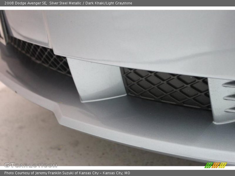 Silver Steel Metallic / Dark Khaki/Light Graystone 2008 Dodge Avenger SE