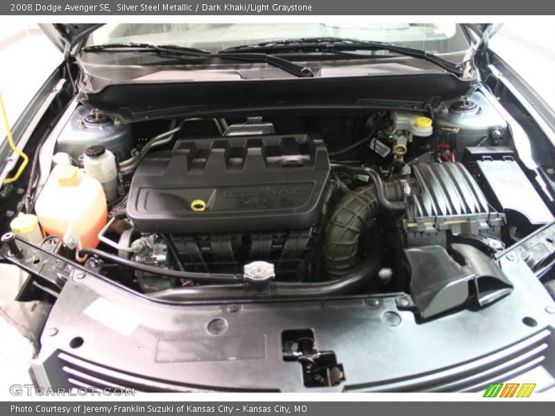 Silver Steel Metallic / Dark Khaki/Light Graystone 2008 Dodge Avenger SE